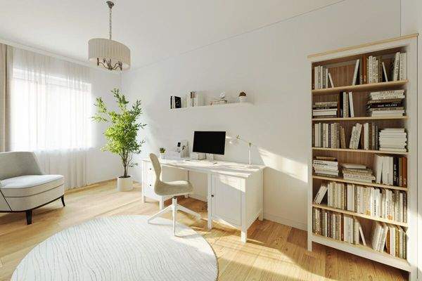 Erdgeschoss Arbeitszimmer