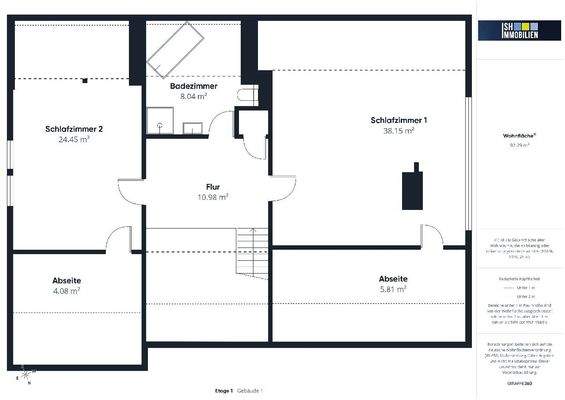 Grundriss OG Wohnhaus
