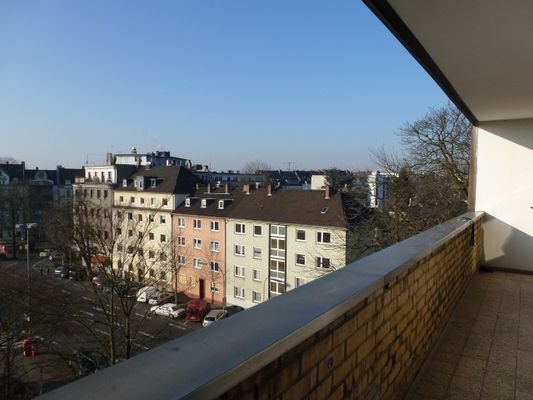 Blick vom Balkon