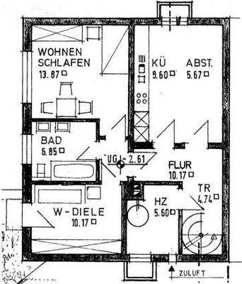Grundriss Untergeschoss