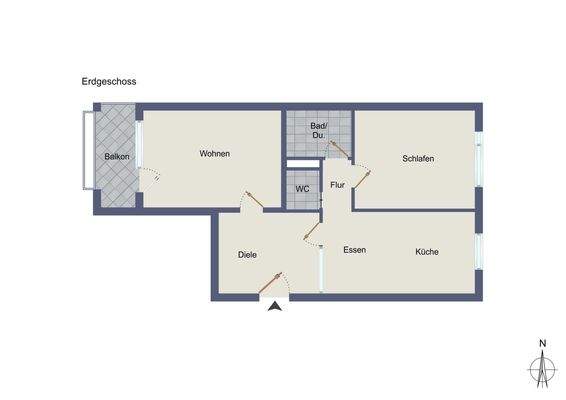 Grundriss-Illustration