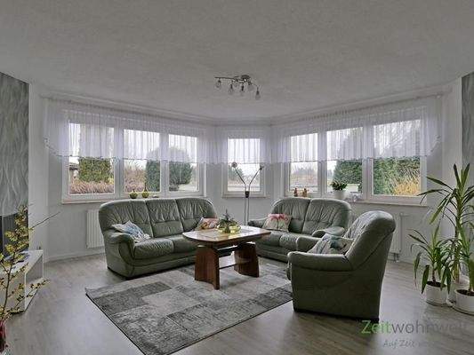 Sofagruppe im Runderker