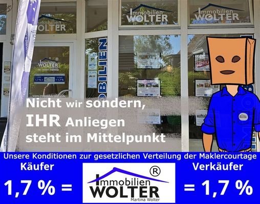 Käufer und Verkäufer je 1,7 % Courtage