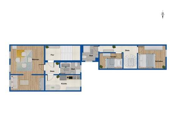 Grundriss 2. Obergeschoss