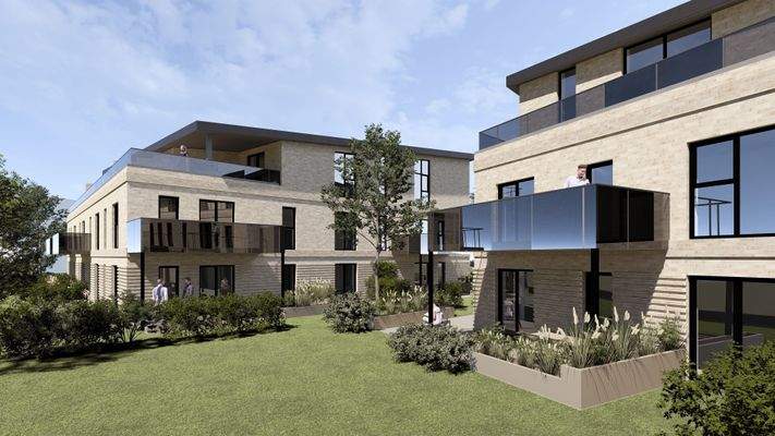 Terrassen Haus 5 aus Süd