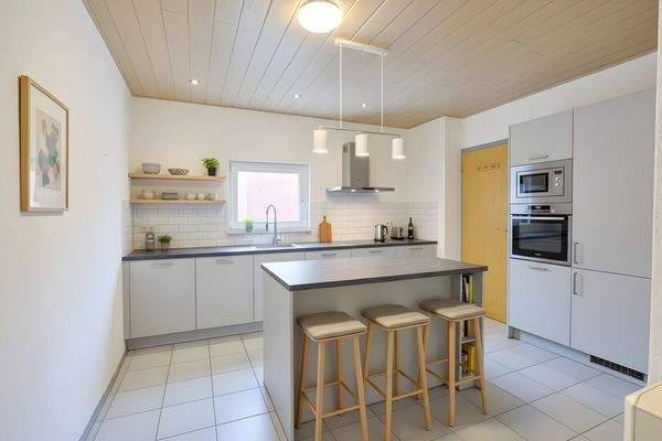 Küche digital möbliert