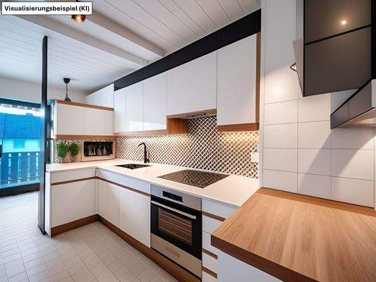Küche Visualisierungsbeispiel