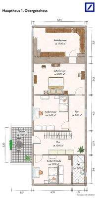 Haupthaus Obergeschoss