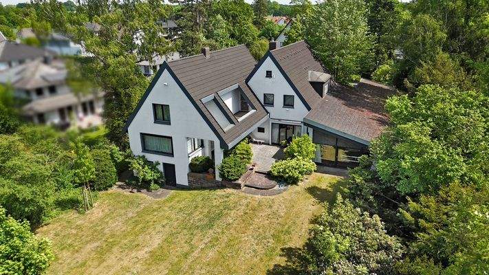 Rückseite der Villa