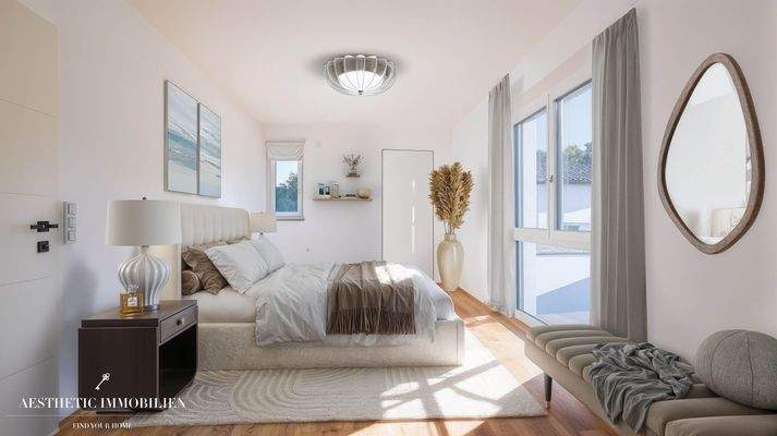 Beispiel Staging-Visualisierung Schlafzimmer OG