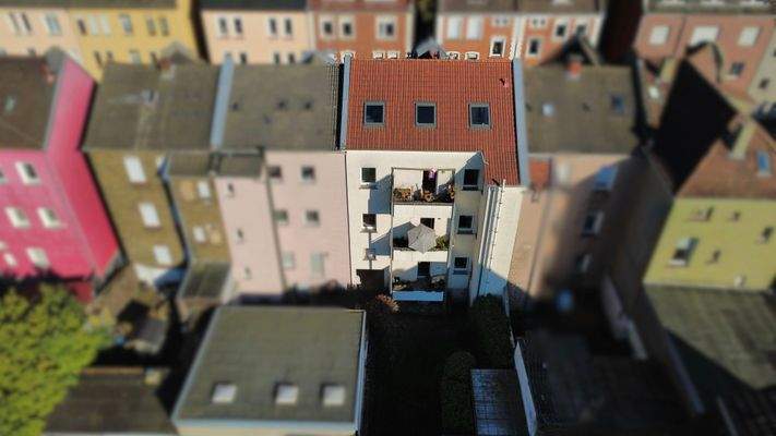 Rückseitige Objektansicht