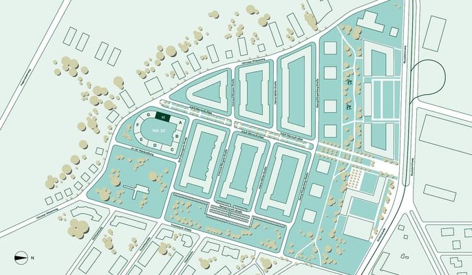 Lage der Eigentumswohnung im Quartier