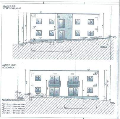 Strassen- und Rückansicht
