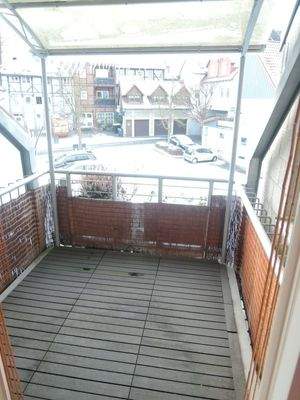 Überdachter Balkon
