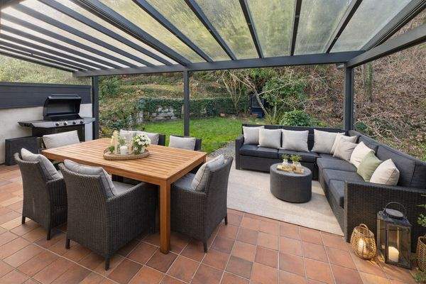 Visualisierung - Terrasse Einrichtungsbeispiel