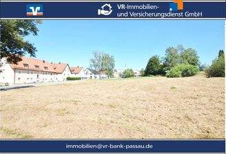 Blick auf das Grundstück