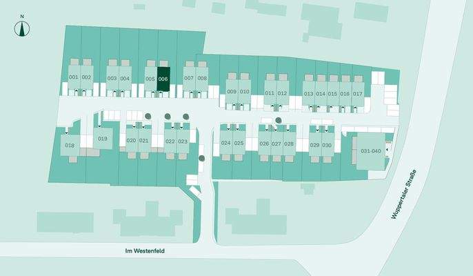 Lage des Doppelhauses im Quartier