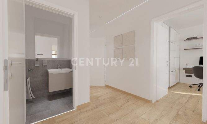 Eingang & WC (visualisiert)