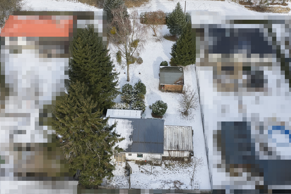 Grundstück von hinten