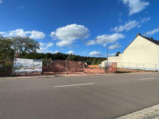 Bauplatz Stand September 2025