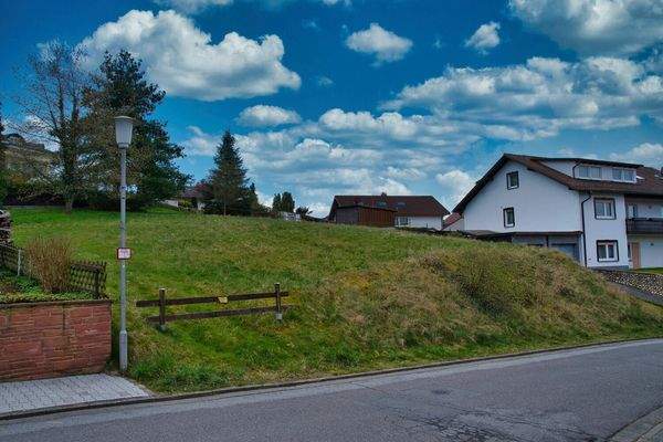 Straßenansicht Grundstück