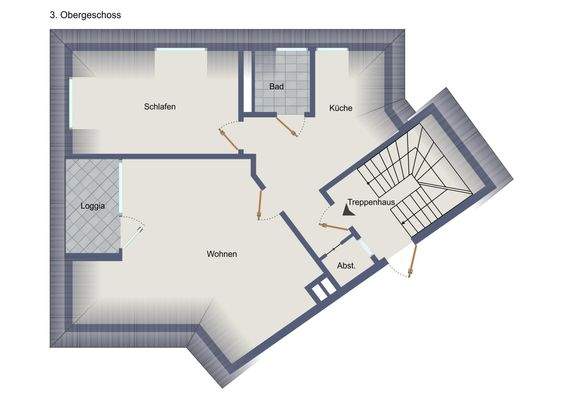 Grundriss-Illustration