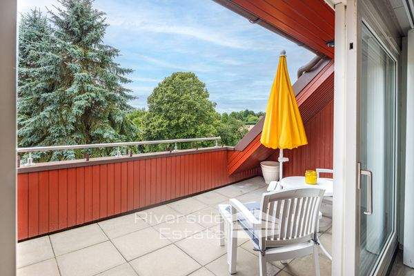 Integrierte Loggia DG Maisonette-Wohnung 