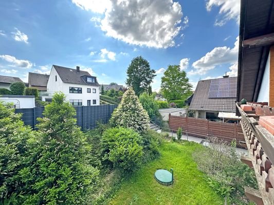 Ausblick vom Dachbalkon