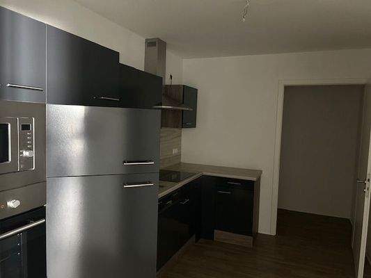 Küche mit Einbauküche