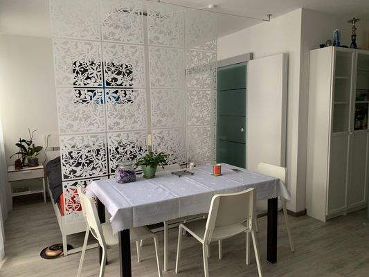 Blick zum Schlafbereich