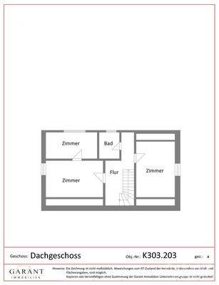 Grundriss Dachgeschoss