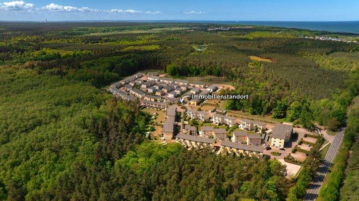 Luftansicht Immobilienstandort