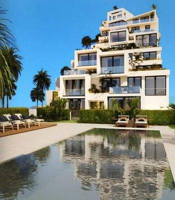 Projekt im Süden Kretas in Strandnähe mit Meerblick und Pool - Villa-Apartment Plakias