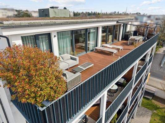 Dachterrassenansicht