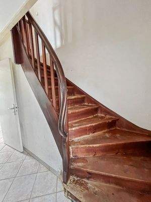 schöne Holztreppe 