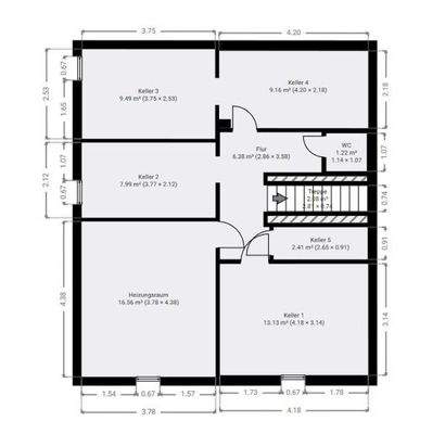 Grundriss Keller