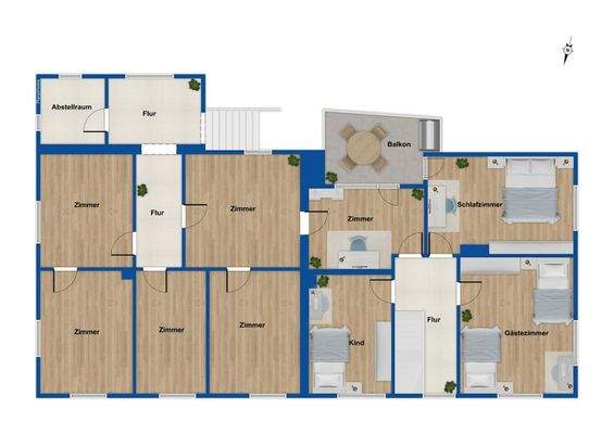 Grundriss Obergeschoss