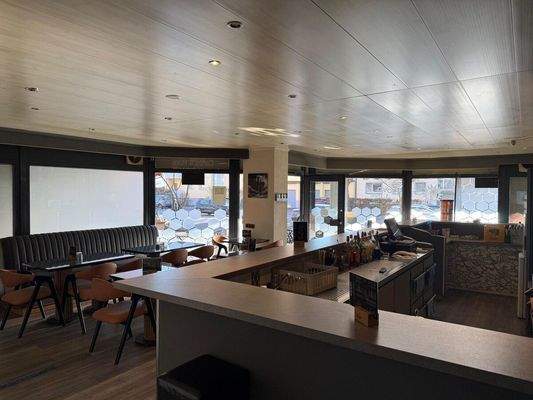 Hintere Thekenansicht