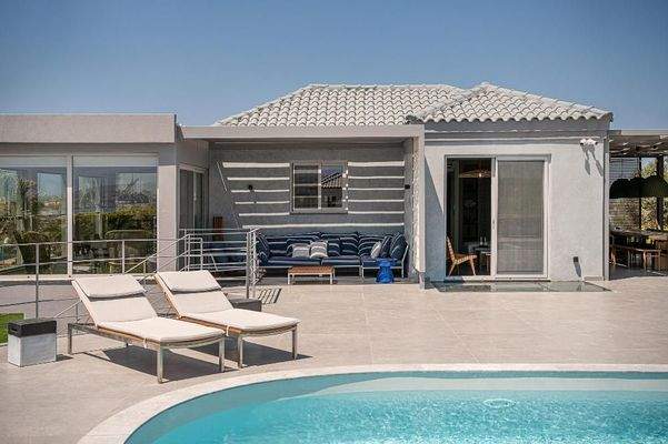 Kreta, Tersana: Wunderschöne Villa mit atemberaubendem Meer- und Sonnenuntergangsblick zu verkaufen