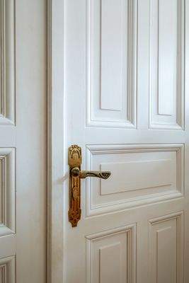 Detailansicht Türbeschlag