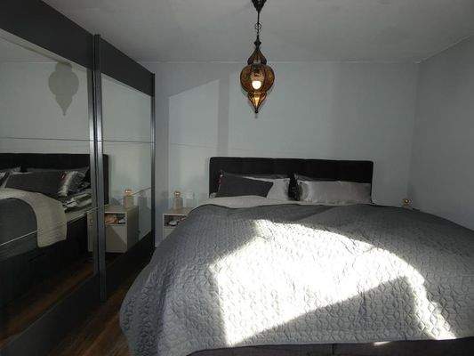 Schlafzimmer der DG-Wohnung