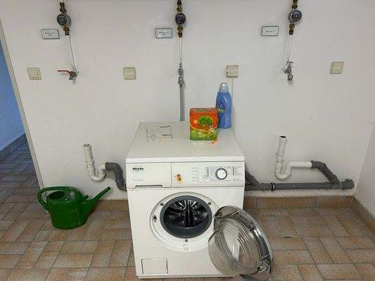 Platz für die Waschmaschine