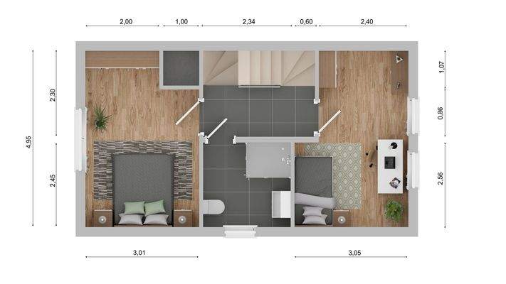 Grundriss Obergeschoss