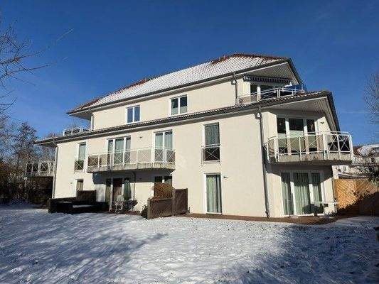 Terassen/ Balkone auf der Südwestseite der Anlage