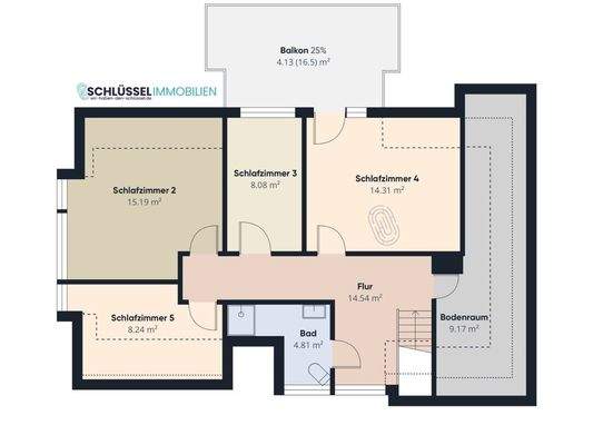 Grundriss Dachgeschoss