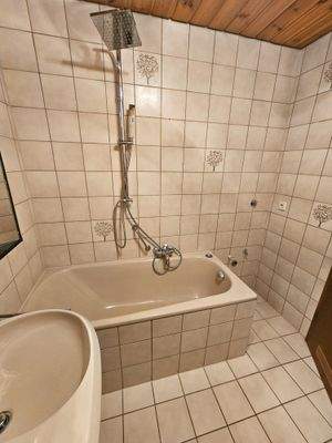 Teil des Badezimmers