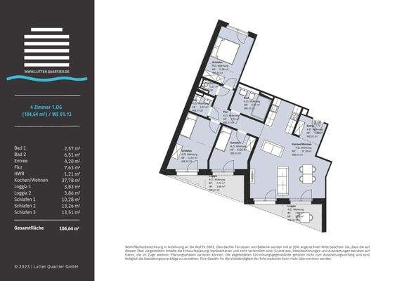 Wohnung 13 Lutter-Quartier
