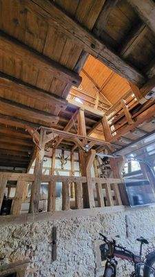 Scheune mit Blick n. oben