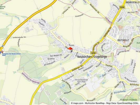 Geolyzer Kartenausschnitt