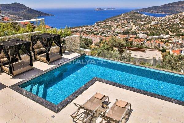 Luxury Sea View Villa with Extensive Amenities in Kalkan Antalya